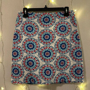 Talbots Floral Mandala Print Skirt​​